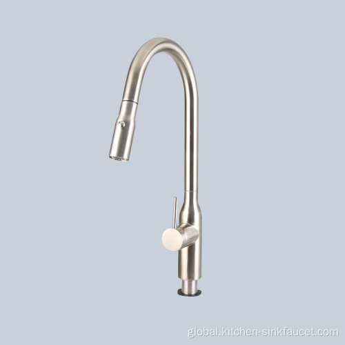 Standard Pull Out Faucet Stainless steel rotatable pull-out faucet shower head Manufactory